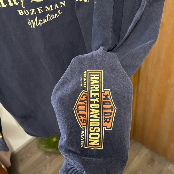 Harley-Davidson Long Sleeve T Yellowstone/ Bozeman Montana 🖤 - Picture 8 of 8